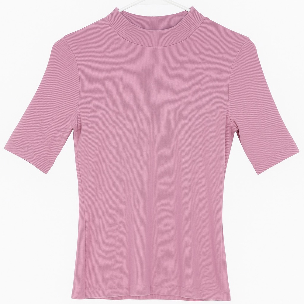 Anthropologie LavenderFitted Short Sleeve Shirt NWOT